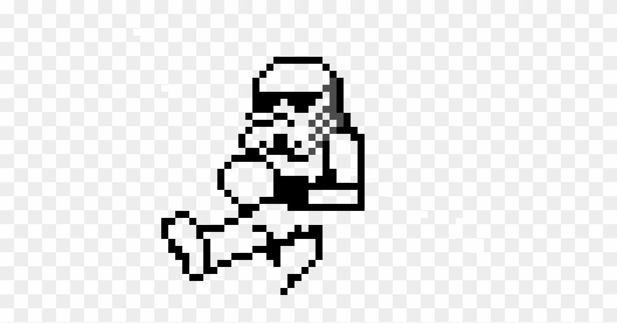 Storm Trooper - Line Art Clipart