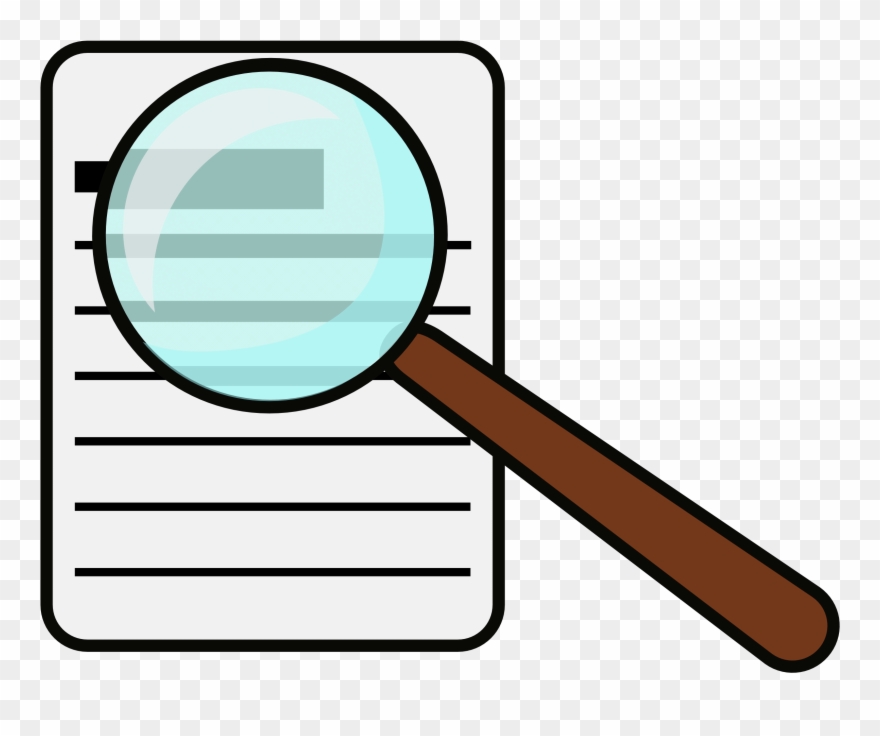 Kid With Magnifying Glass And Book Clipart - Book And Magnifying Glass Clipart - Png Download