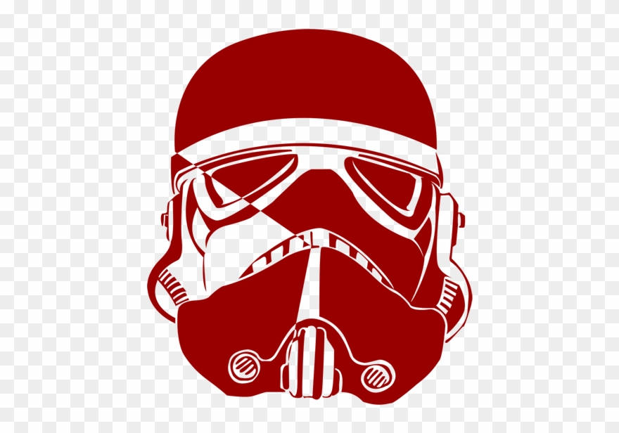 Image Of Red Stormtrooper - Illustration Clipart