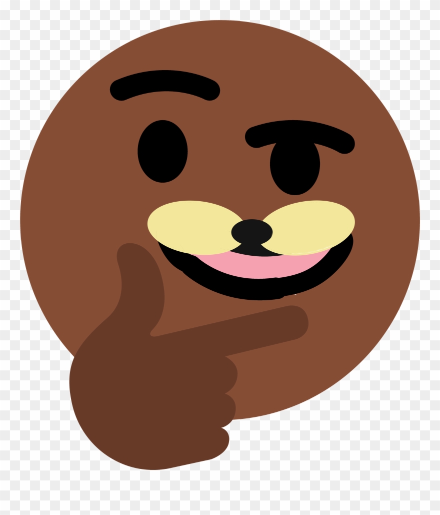 Snout Face Facial Expression Nose Smile Head Cartoon - Spurdo Emoji Png Clipart