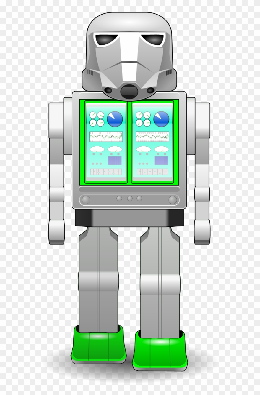 Vector Clip Art - Robot - Png Download