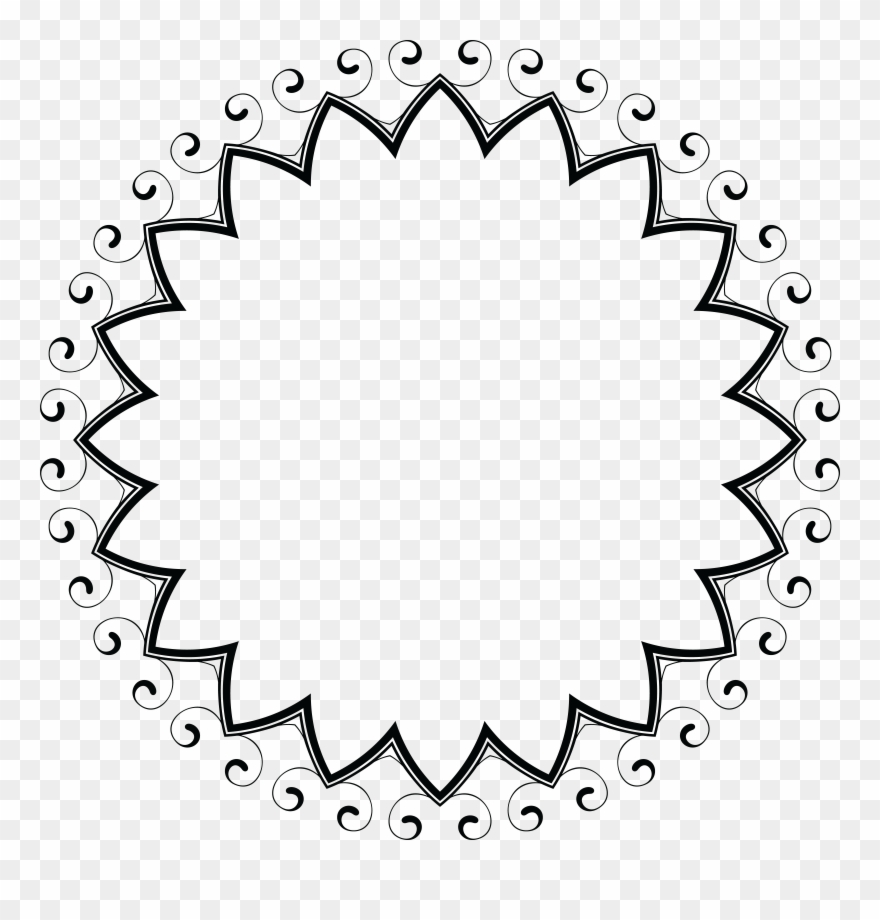 Free Clipart Of A Frame Design Element - Gold Medal Coloring Page - Png Download