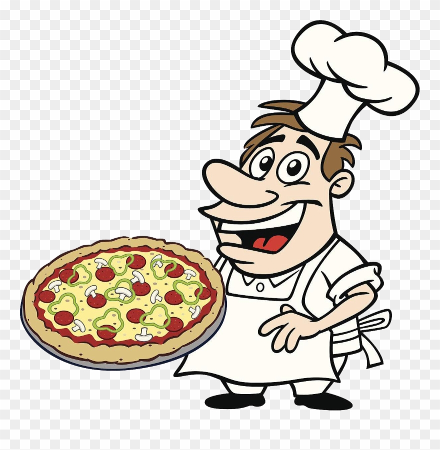 Barbecue Cartoon Chef Cooking With Transprent - Ảnh Hoạt Hình Họa Giàu Clipart