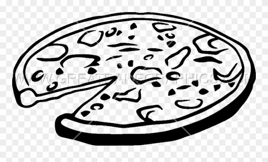 Production Ready Artwork For - Pizza Pie With White Transparent Clipart