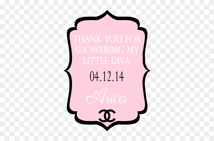 It's A Coco Baby Shower - Pink And Black Chanel Baby Shower Invitations Clipart