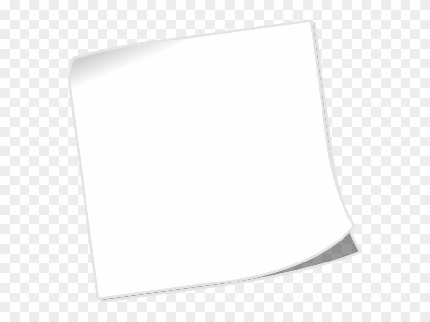 White Post It Note Png Clipart