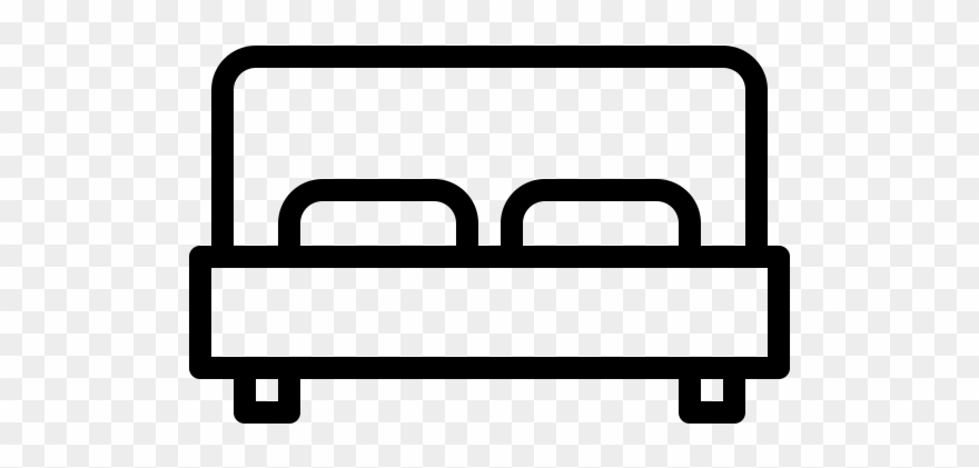 Bed Rubber Stamp - Vector Graphics Clipart