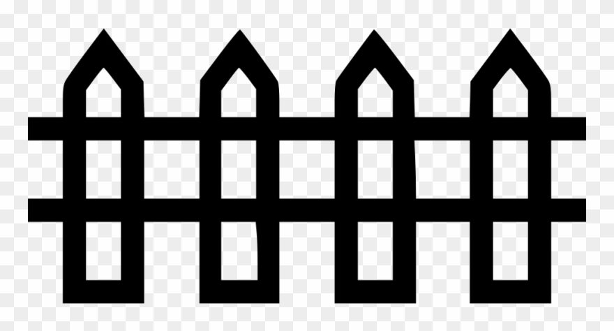 Fence Svg Vector Clip Art Library Download - Openclipart - Png Download