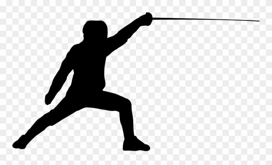 Fencing Fence Computer Icons Sports Drawing - Fencing Clipart - Png Download