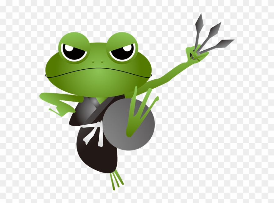 What Do You Mean, I Can't Deduct My Guard Frog - Ninja Frog Clipart - Png Download