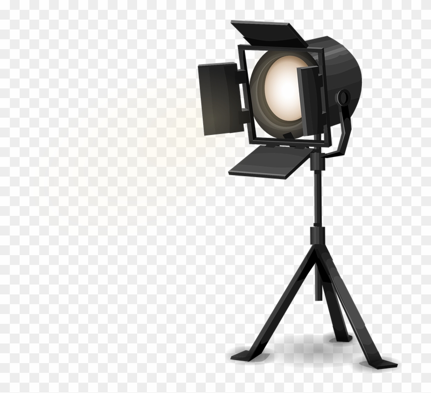 Hollywood Clipart Stage Light - Spotlight Png Transparent Png