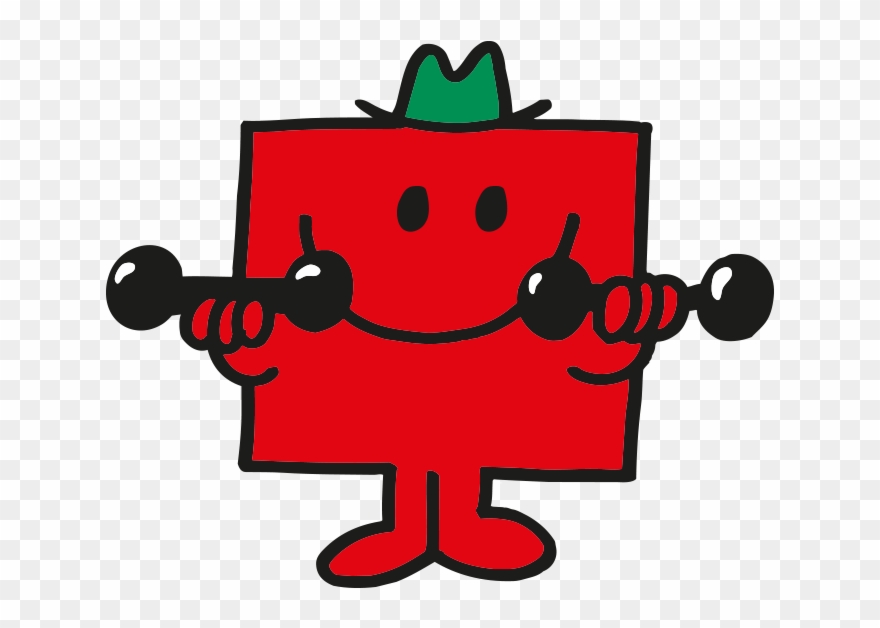 Mr - Strong - Mr Men And Little Miss Clipart