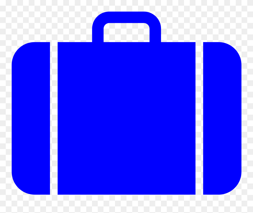 File Suitcase Icon Blue Svg Wikimedia Commons Document - Work Experience Icon Vector Png Clipart