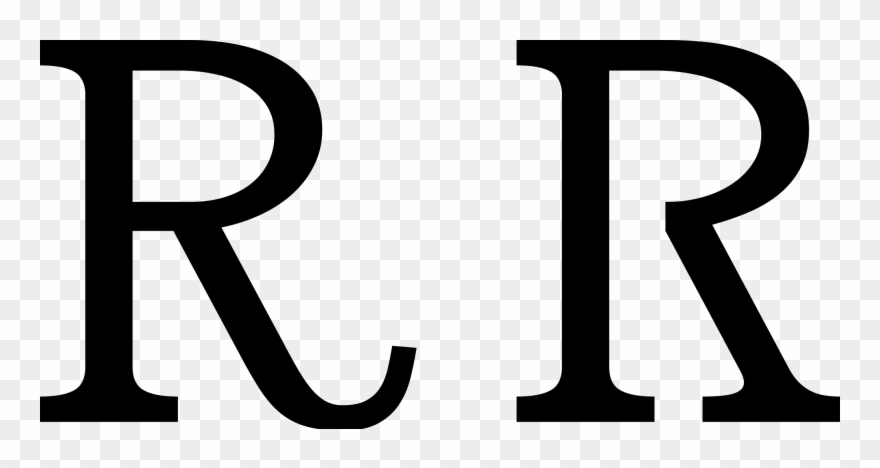 R Font - Letter R Font Clipart