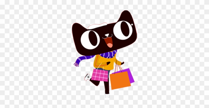 Tmall Cartoon Logo Lynx Shopping Transprent Png - Tmall Clipart
