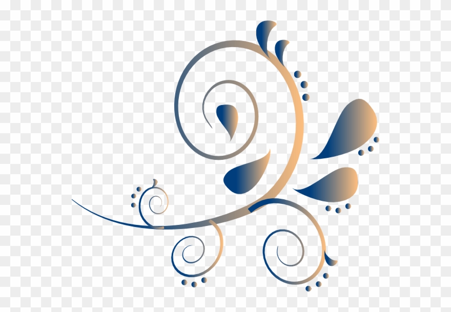 Paisley Clip Art - Black Swirls Transparent Background - Png Download