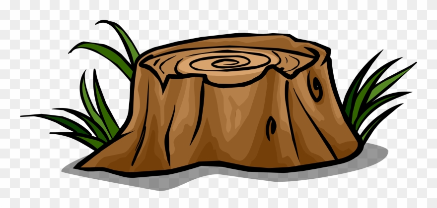Png Free - Transparent Cartoon Tree Stump Clipart