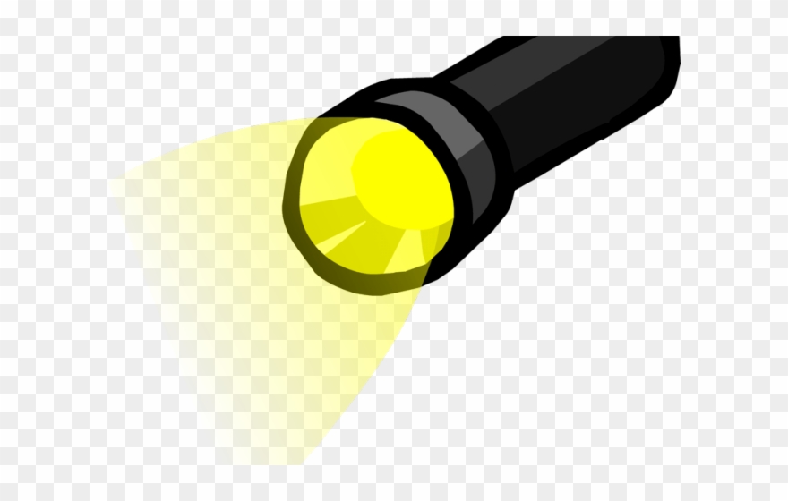 Flashlight Clipart Cartoon - Transparent Background Flashlight Clipart - Png Download