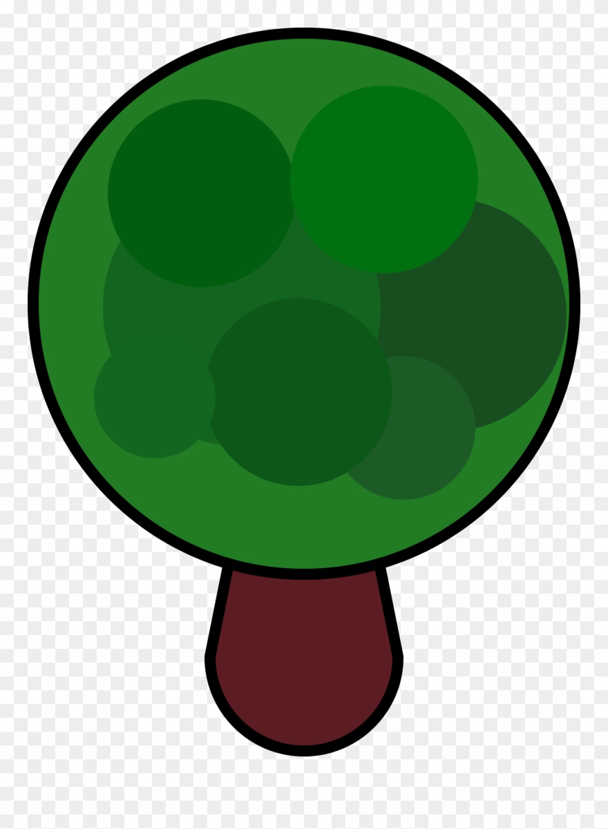 Stupid Comic Tree Clipart, Vector Clip Art Online, - Tree - Png Download