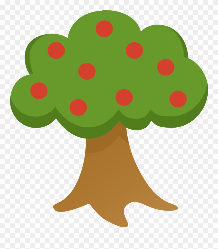 Apple Tree Clipart - Arboles De Granja Animados - Png Download
