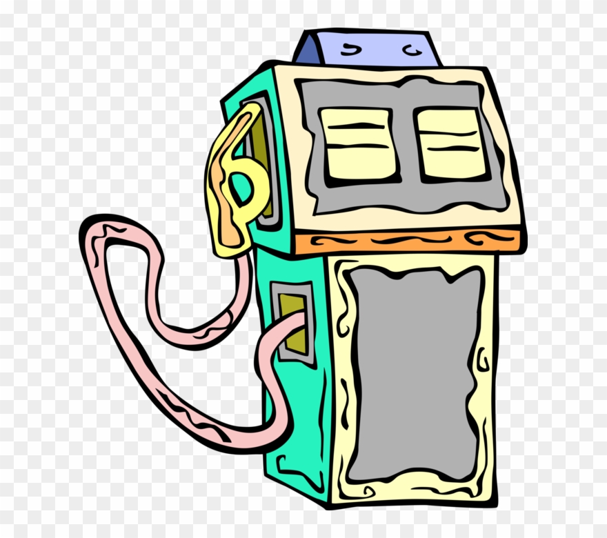 Vector Illustration Of Fossil Fuel Petroleum Gas Service Clipart