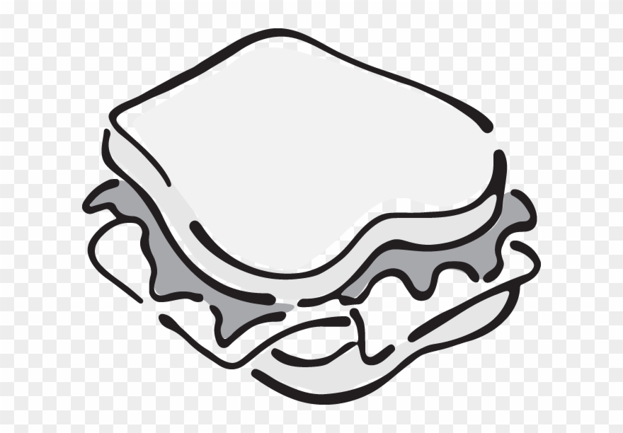 606 Sandwich - Sandwich Clipart