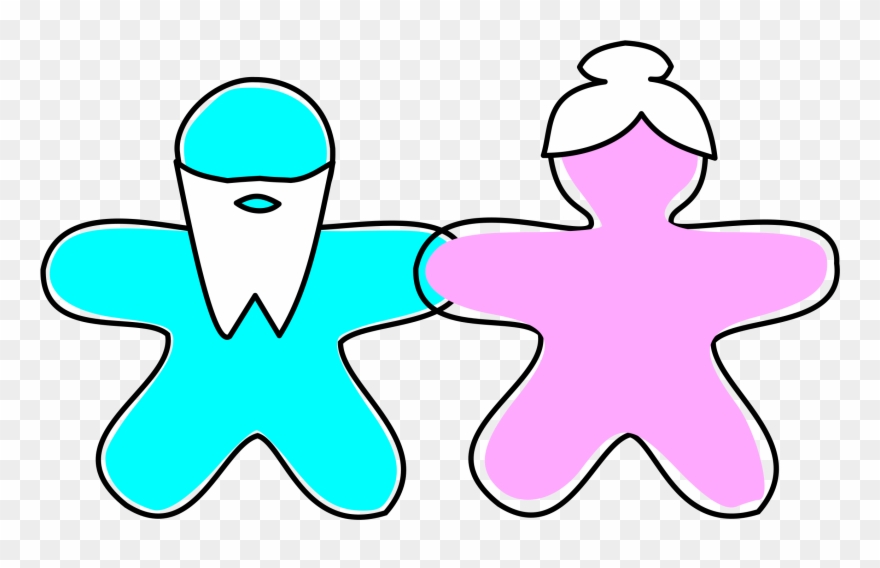 Graphic Transparent Library Clipart Grandparents - Drawing - Png Download