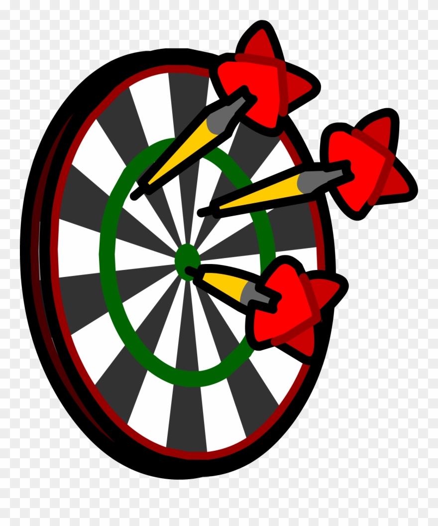 Dart Board Sprite 002 - Dartboard Png Clipart