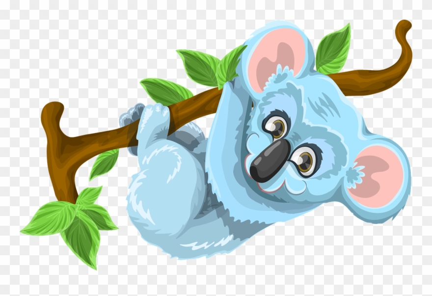 Koala Animal Cute - Gambar Hewan Koala Animasi Clipart