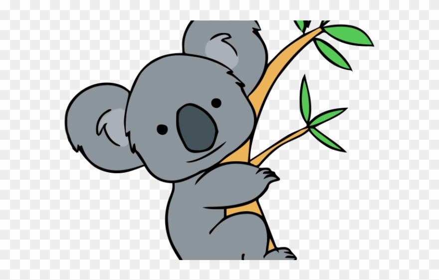 Download Koala Clipart Lovable - Dibujo De Un Koala - Png Download