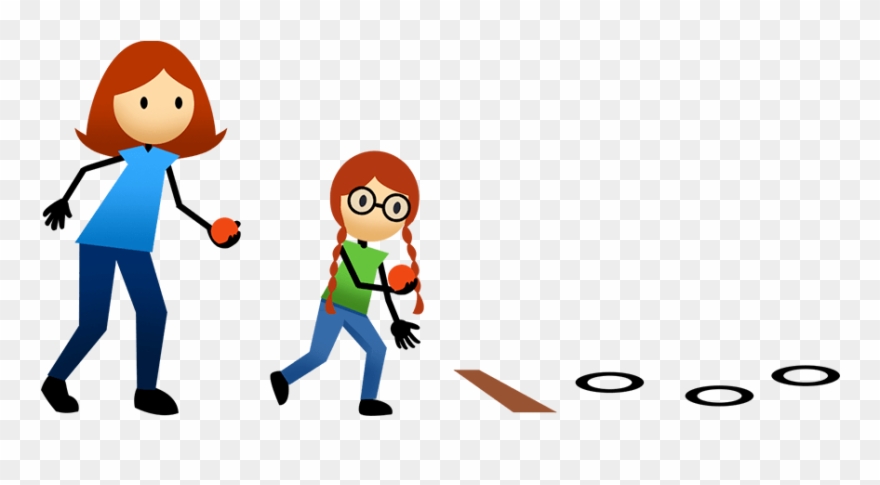 Outdoor Golf Toss - Underhand Toss Clip Art - Png Download