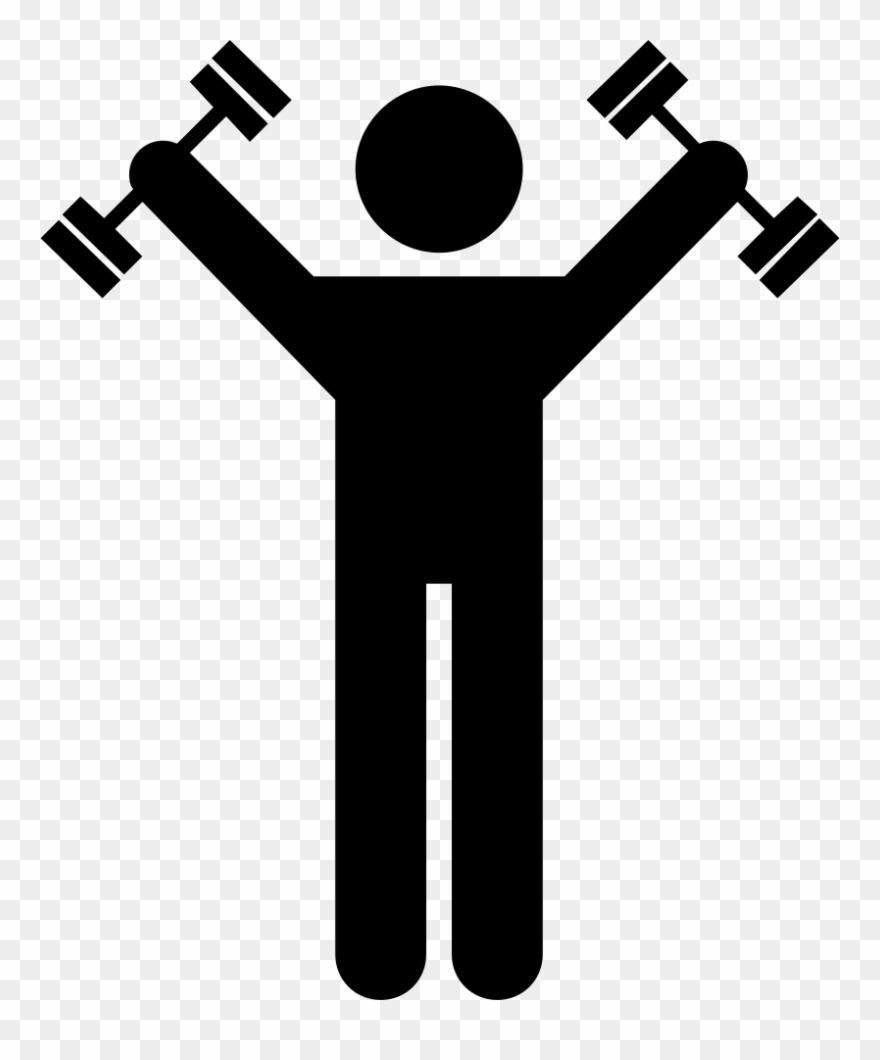 Dumbbells Exercise Svg Png Icon Free Download 22591 - Exercise Png Clipart