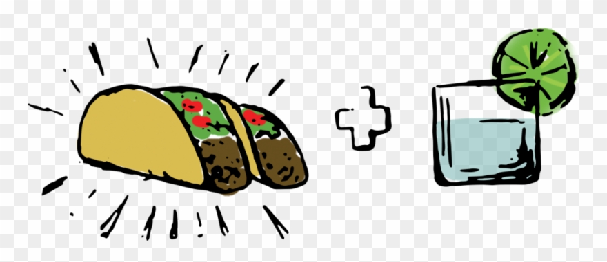 Tacos-tequila - Taco Clipart