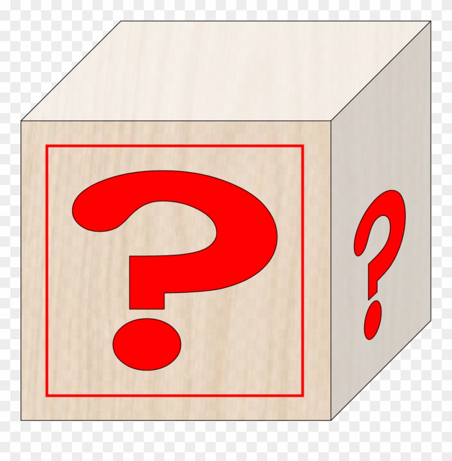 Blocks Question Mark Image - 數學 Clipart