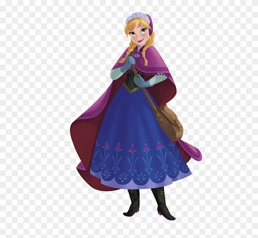 Frozen Anna Clipart - Disney Princesses With Braids - Png Download