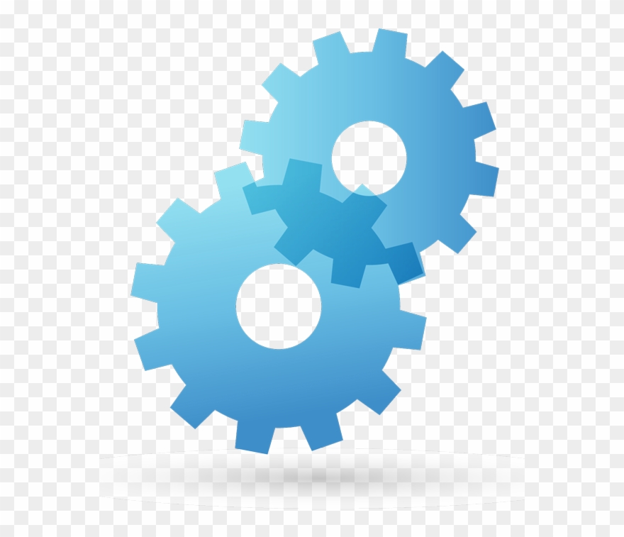 Mergers And Acquisitions - Gear Icon Black Clipart