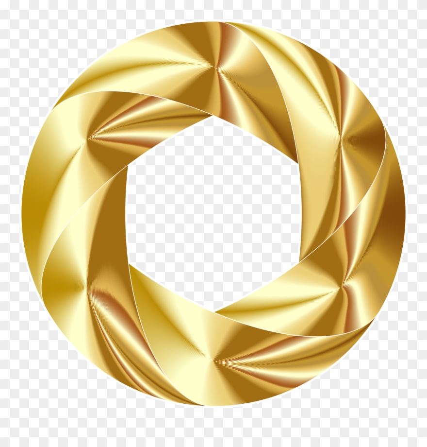 Big Image - Aperture Icon Gold Clipart