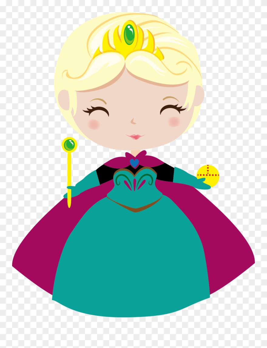 Preparativos Para O 2º Aniversário Da Caçula Olivia - Frozen Elsa Cute Png Clipart