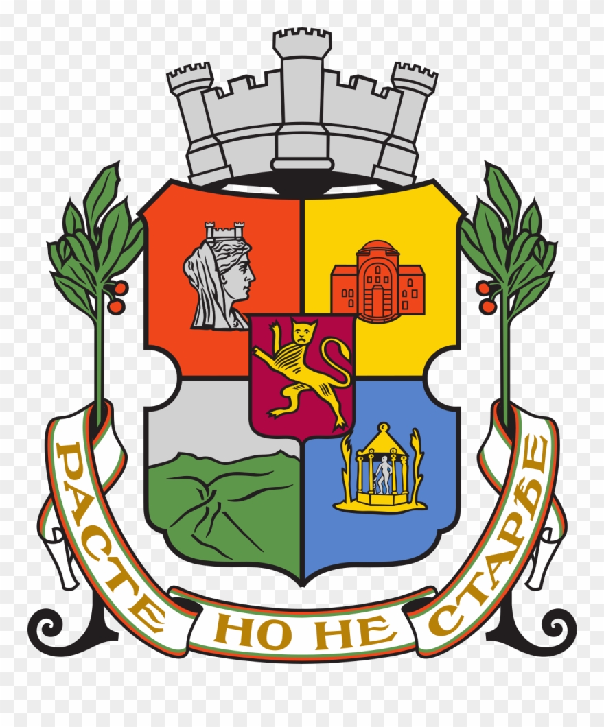 Sofia Coat Of Arms Large Wall Clock Clipart