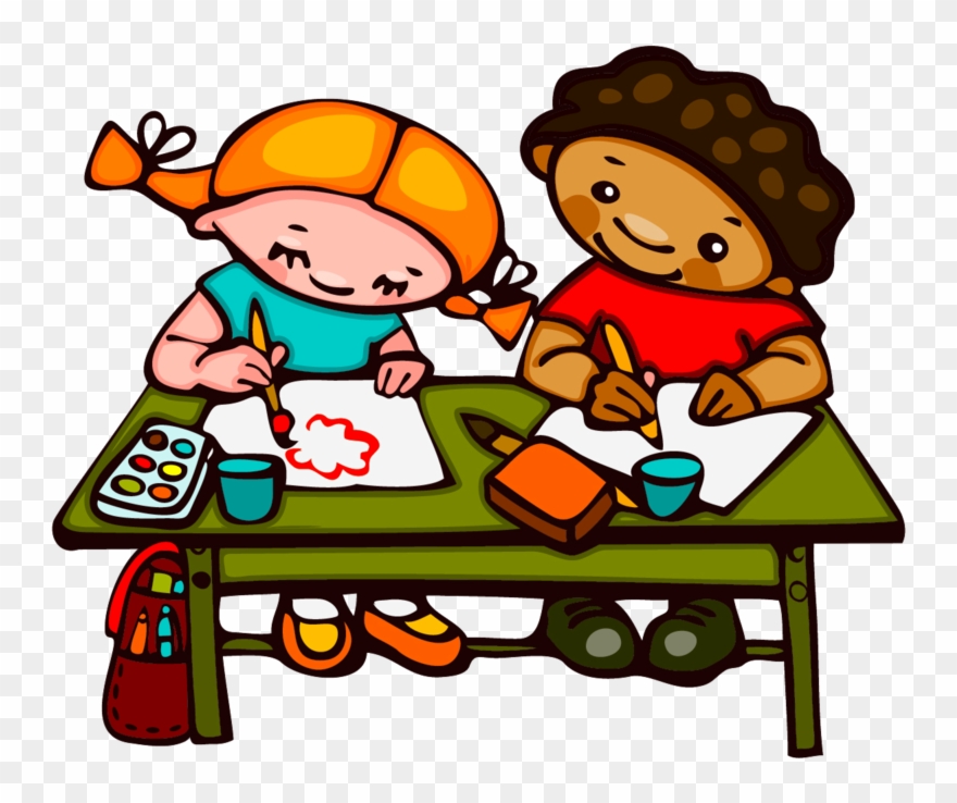 Imágenes De Niños Y Niñas En La Escuela - My Super Fun Coloring And Activity Book Clipart