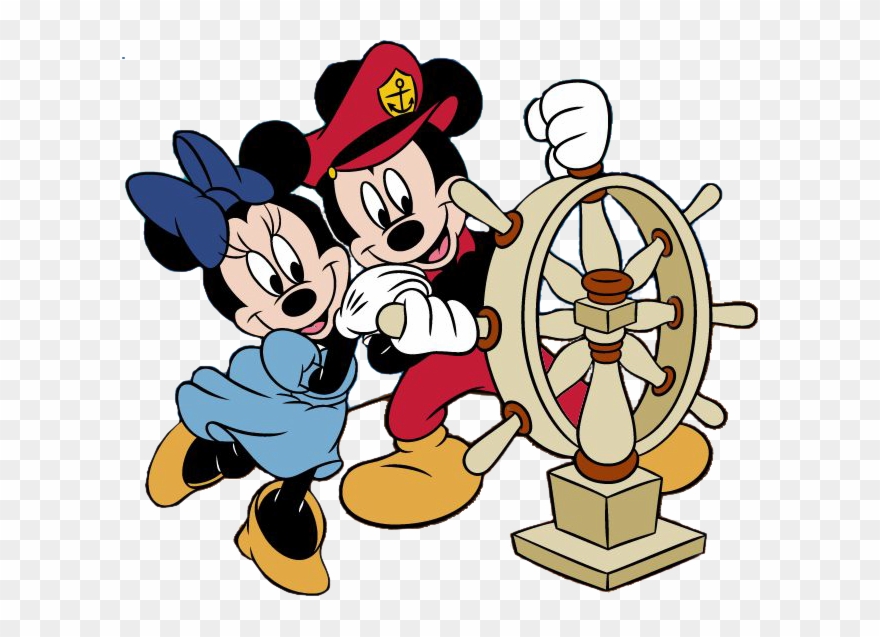 Mickey Clipart Overalls - Mickey And Minnie Captain - Png Download