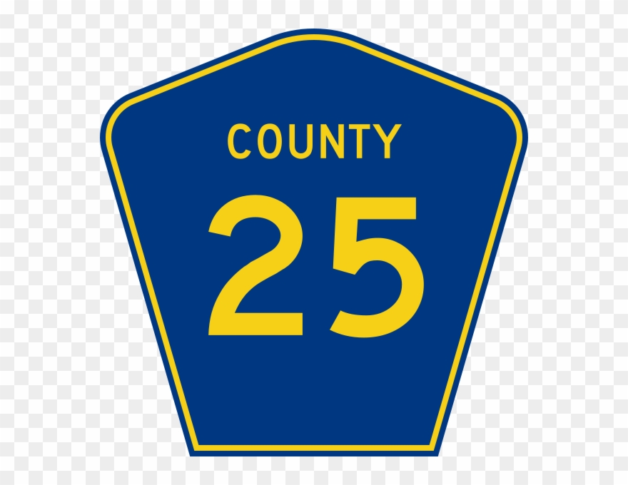 Youth - Movie - Night - Clipart - County Road Sign Blue - Png Download