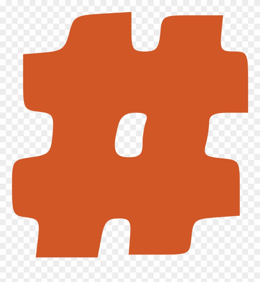 Hashtag Vector Clipart Image Black And White Stock - Hashtag Clip Art - Png Download