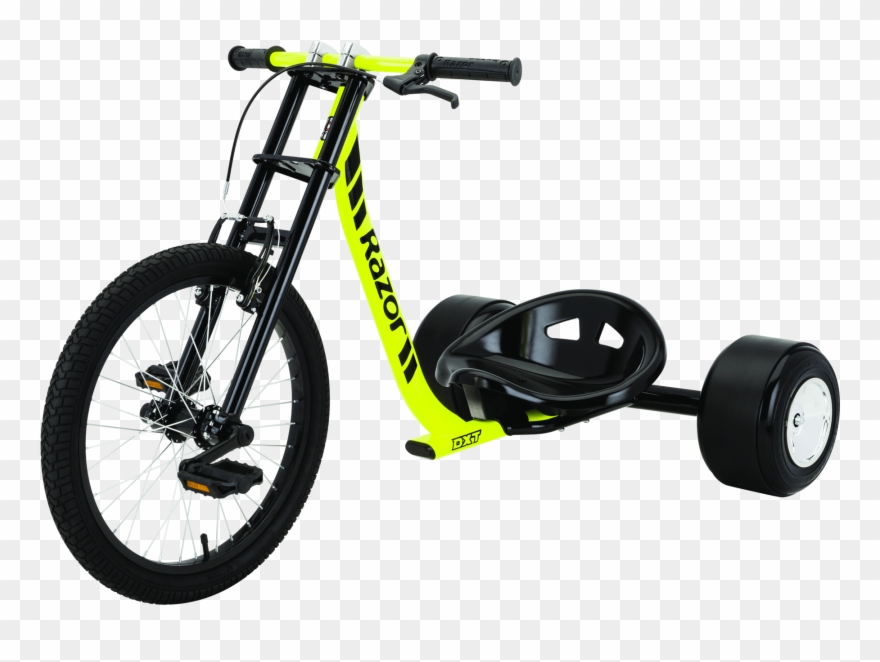 Saw Transparent Tricycle Clip Art Library Stock - Razor 20030501 Dxt Drift Trike - Png Download