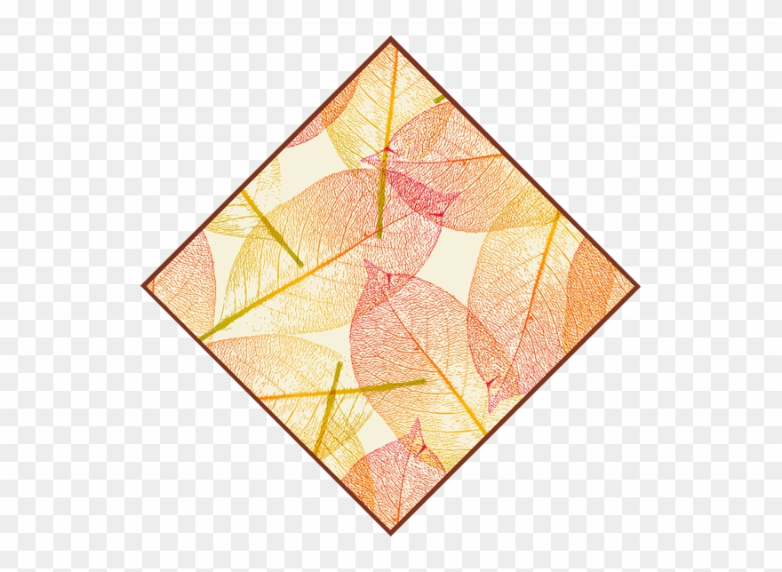 Fall Clip Art - Papel De Parede Adesivo - Folhas - 048ppn - Png Download