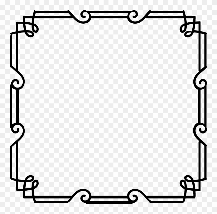Art Deco Frame Switch Sticker - Talisman Clipart