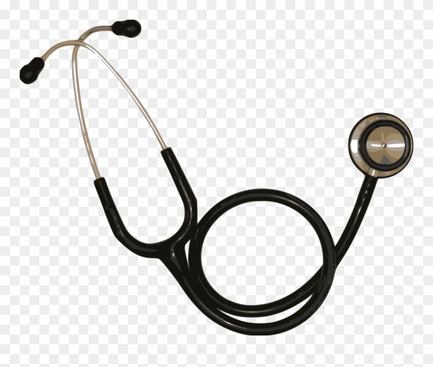 Stethoscope Clip Art Images Black And White Jan - Care Shop Professional Dual Headed Stethoscope - Lightweight - Png Download