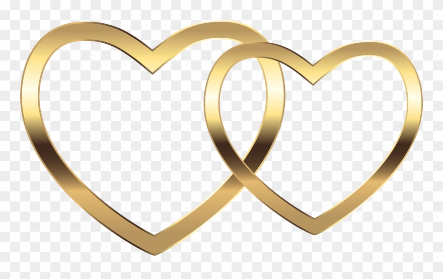 Heart Gold Png Clipart