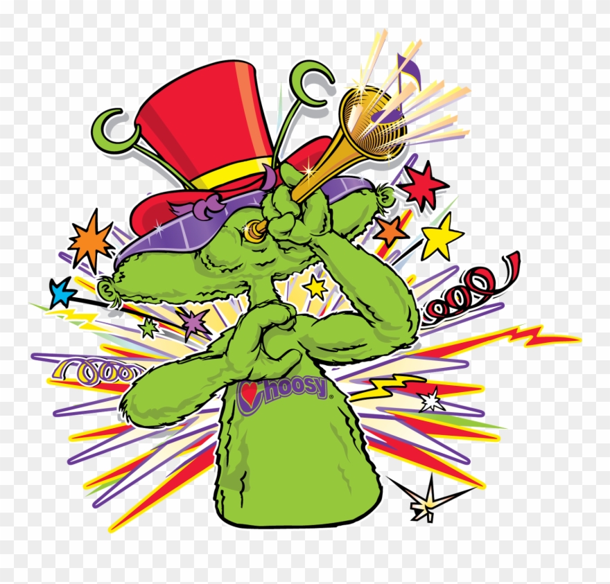 Choosy Would Like To Wish All Of His Friends A Happy Clipart