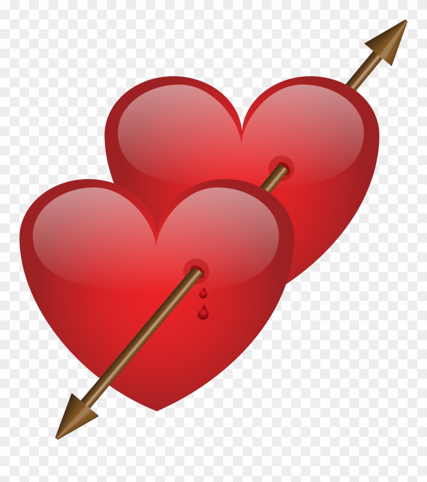 Two Hearts Clipart - Png Download